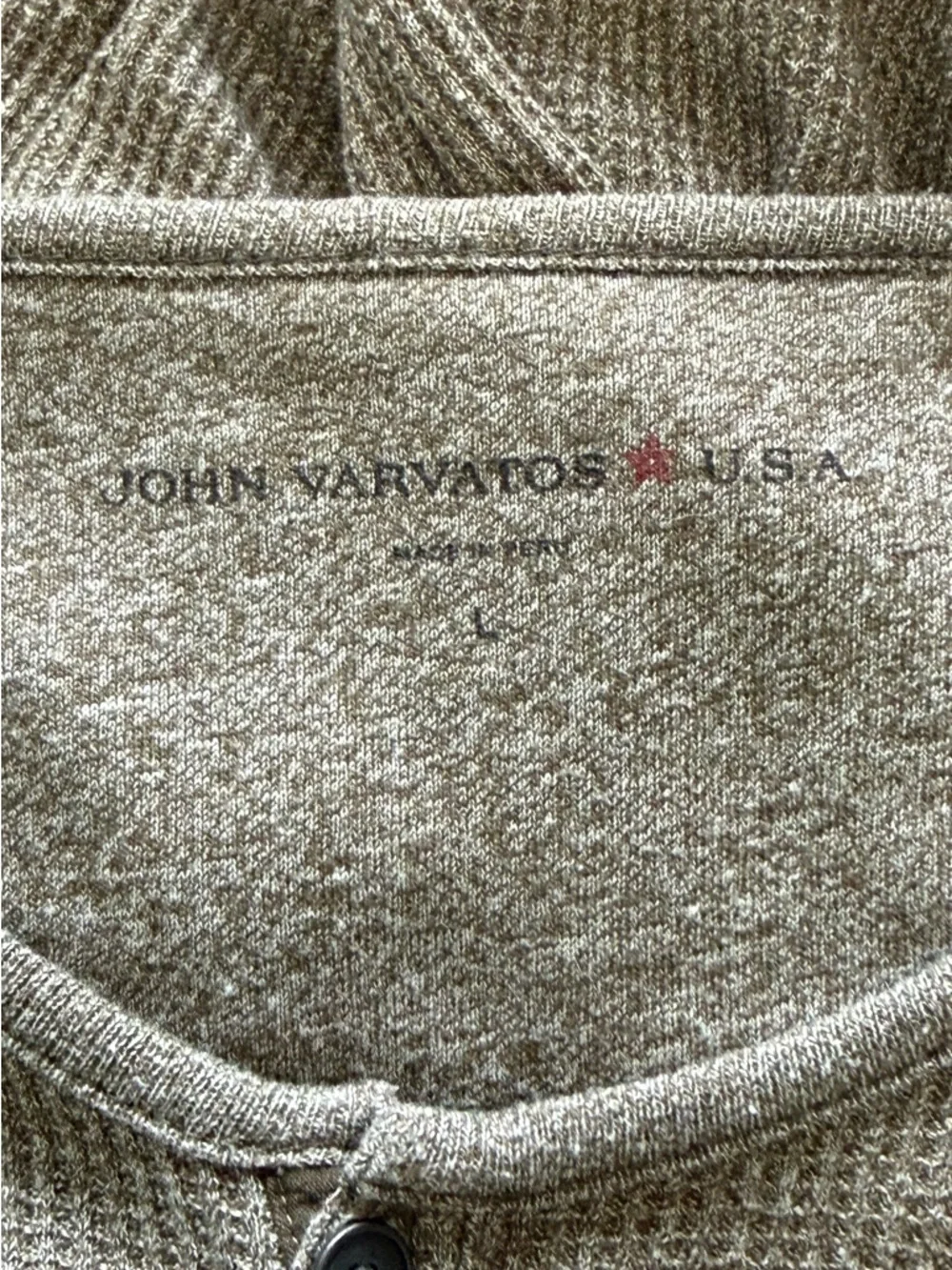 John Varvatos USA Waffle Knit Sweater size Large